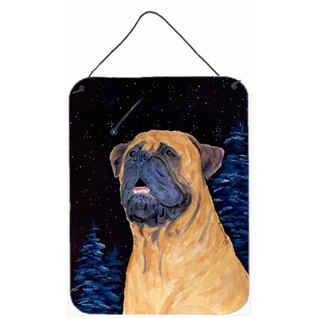 Carolines Treasures 12 x 16 in. Bullmastiff Aluminium Metal Wall Or Door Hanging Prints SS8672DS1216